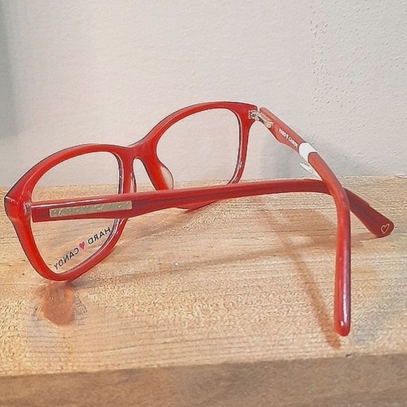 New RED Rx'able Eyeglass Frame, women full rim glasses, cat eye HC30 53-16-135 - Picture 3 of 5